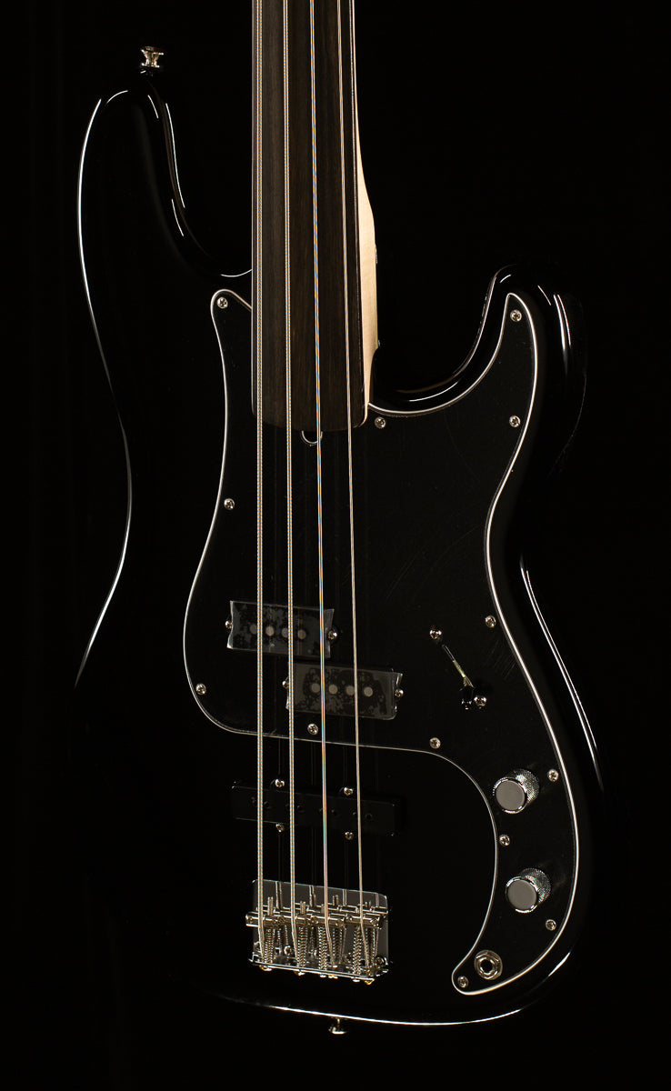 Fender Artist Series Tony Franklin Fretless Precision Bass Black Bass Guitar