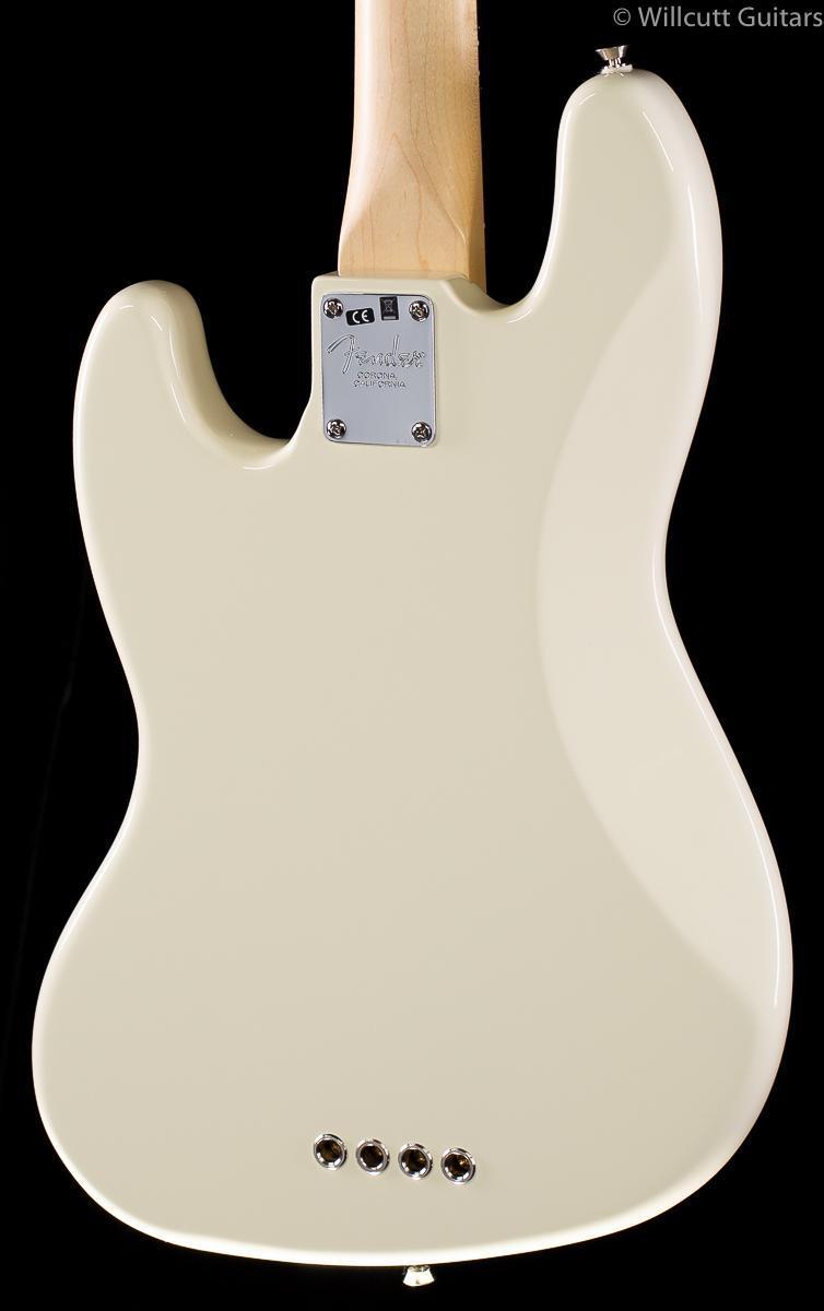 Fender American Professional Jazz Bass Olympic White Rosewood (385)