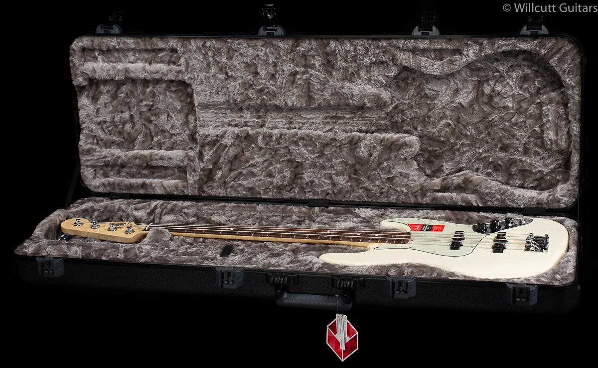Fender American Professional Jazz Bass Olympic White Rosewood (385)