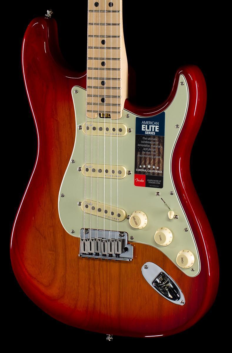 Fender American Elite Stratocaster Aged Cherry Burst Maple