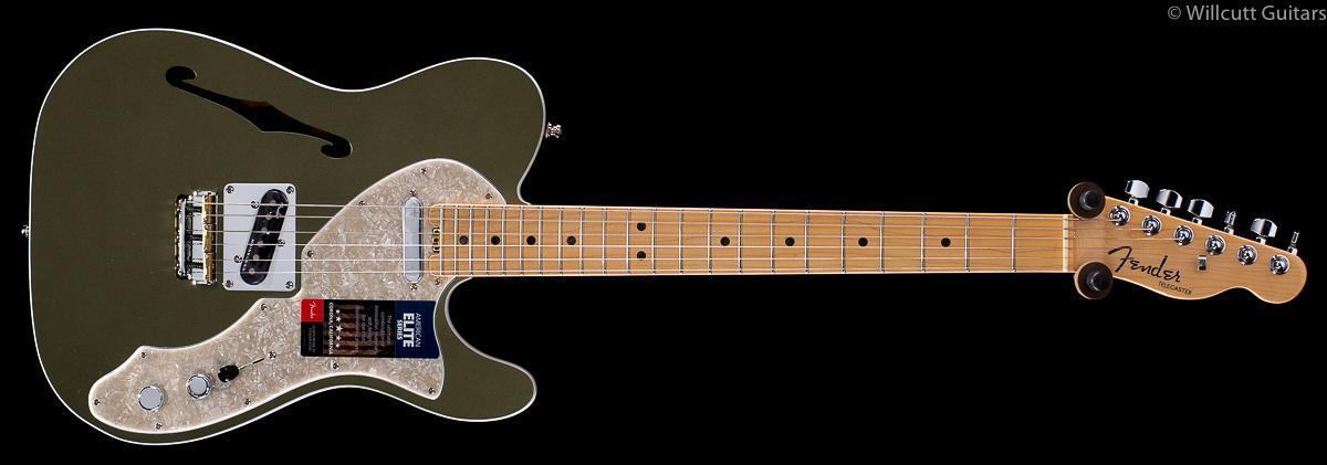 ギター Fender TelecasterThinline American Elite Fender American Elite Telecaster Thinline - Natural With