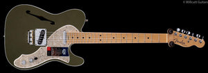 Fender American Elite Thinline Telecaster Jade Pearl Metallic Maple