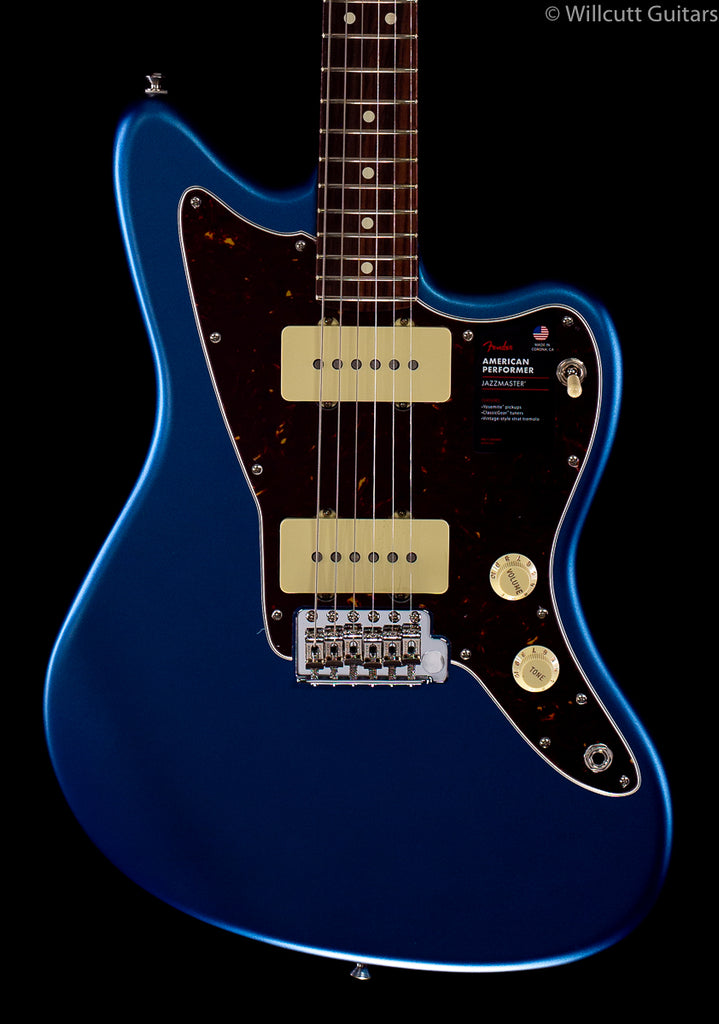 Fender American Performer Jazzmaster Satin Lake Placid Blue