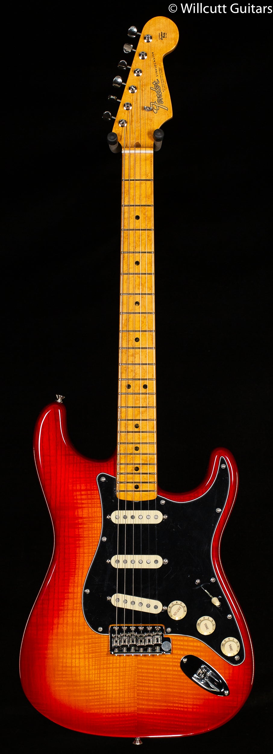 Fender Rarities Flame Ash Top Stratocaster Plasma Red Burst (741)