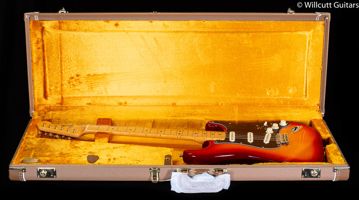 Fender Rarities Flame Ash Top Stratocaster Plasma Red Burst (741)