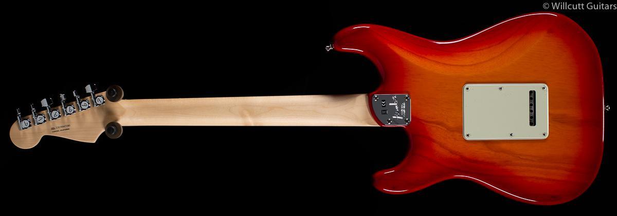 Fender American Elite Stratocaster Aged Cherry Burst Ebony