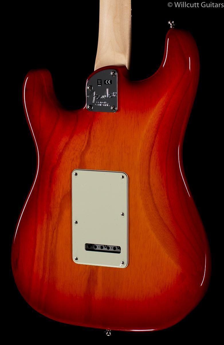 Fender American Elite Stratocaster Aged Cherry Burst Ebony