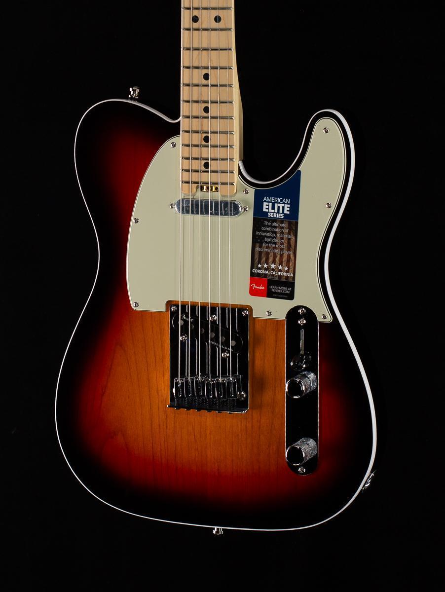 ギター Fender American Elite telecaster Fender American Elite Telecaster - Mystic Black w/ Maple