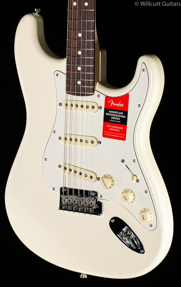 Fender American Professional Stratocaster Olympic White - Willcutt