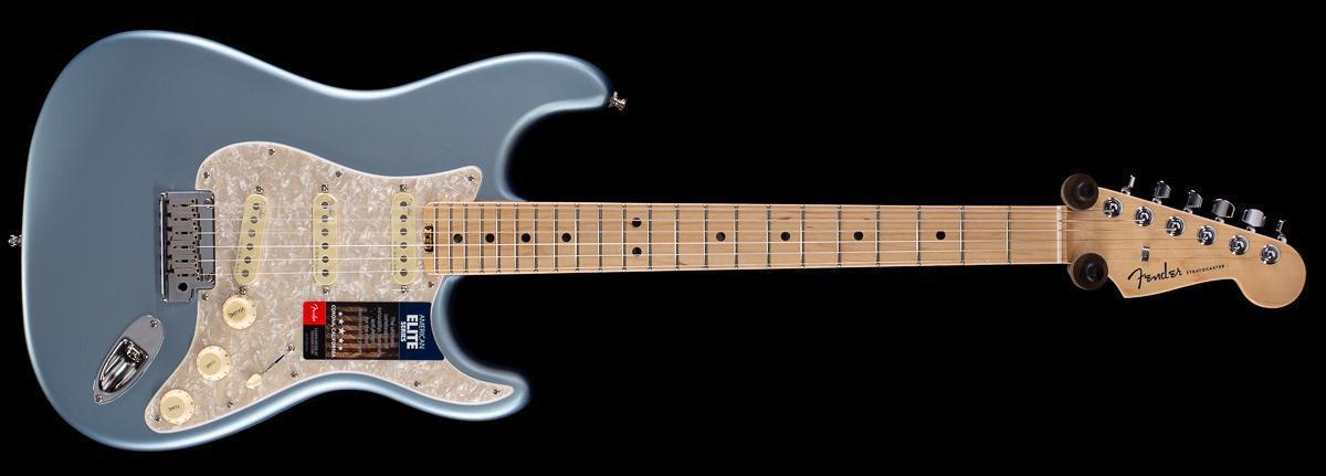 Fender American Elite Stratocaster Satin Ice Blue Metallic 