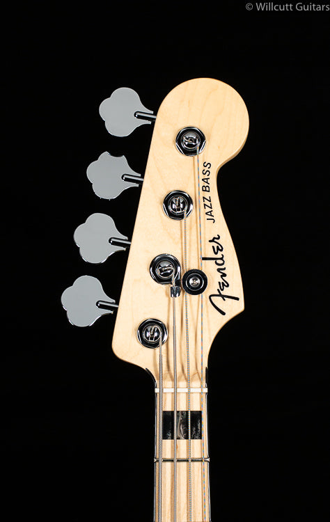 Fender American Elite Jazz Bass Satin Ice Blue Metallic Maple