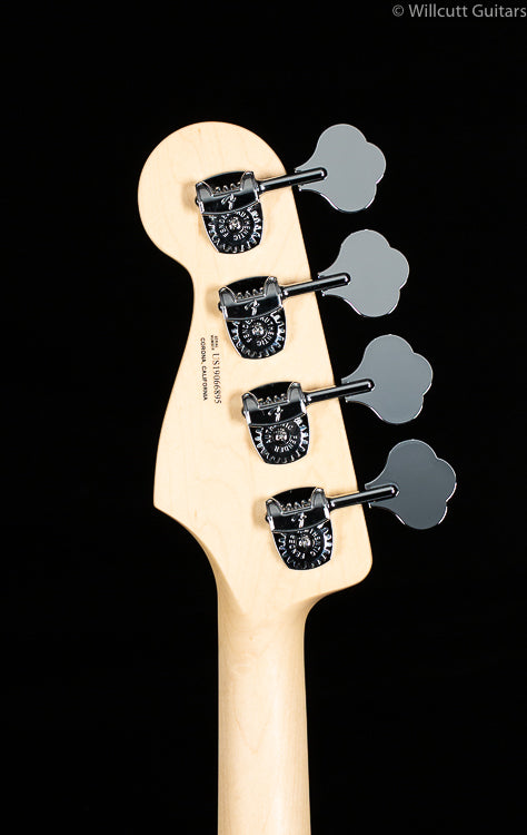 Fender American Elite Jazz Bass Satin Ice Blue Metallic Maple