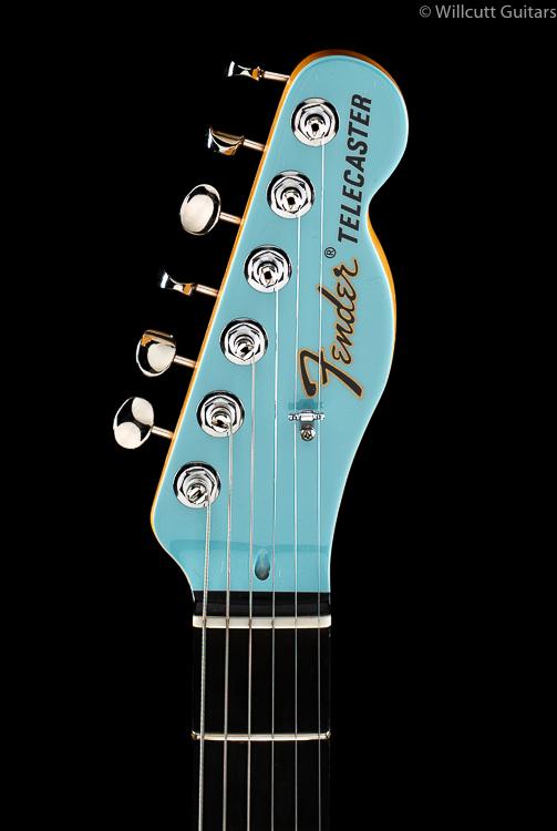 Fender FSR Two-Tone Tele Thinline Daphne Blue Ebony (163)