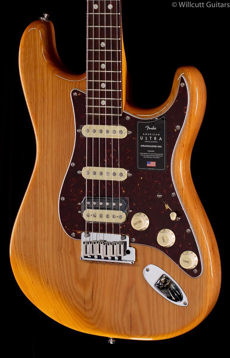 Fender American Ultra Stratocaster HSS Aged Natural (705
