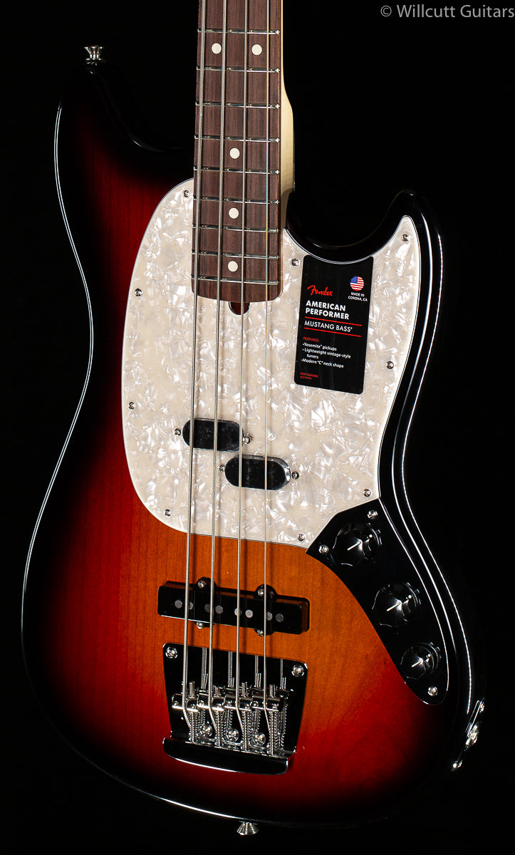 Fender American Performer Mustang Bass 3-Color Sunburst (773)