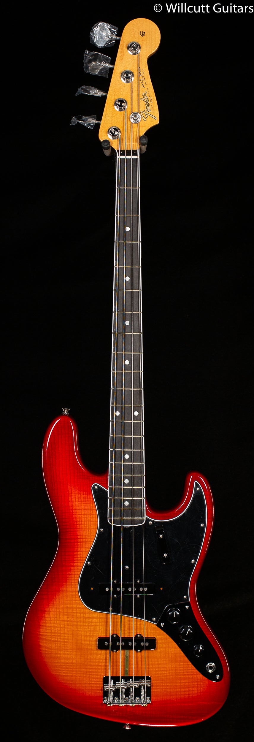 Fender Rarities Flame Ash Top Jazz Bass Plasma Red Burst (325 