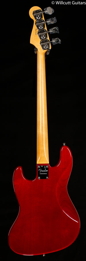 Fender Rarities Flame Ash Top Jazz Bass Plasma Red Burst (325) Bass Guitar