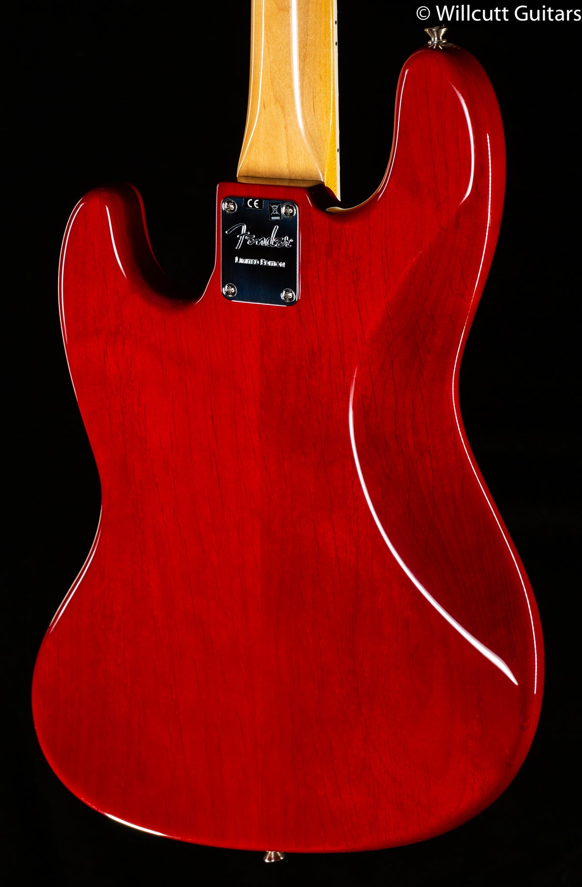 Fender Rarities Flame Ash Top Jazz Bass Plasma Red Burst Bass Guitar (330)