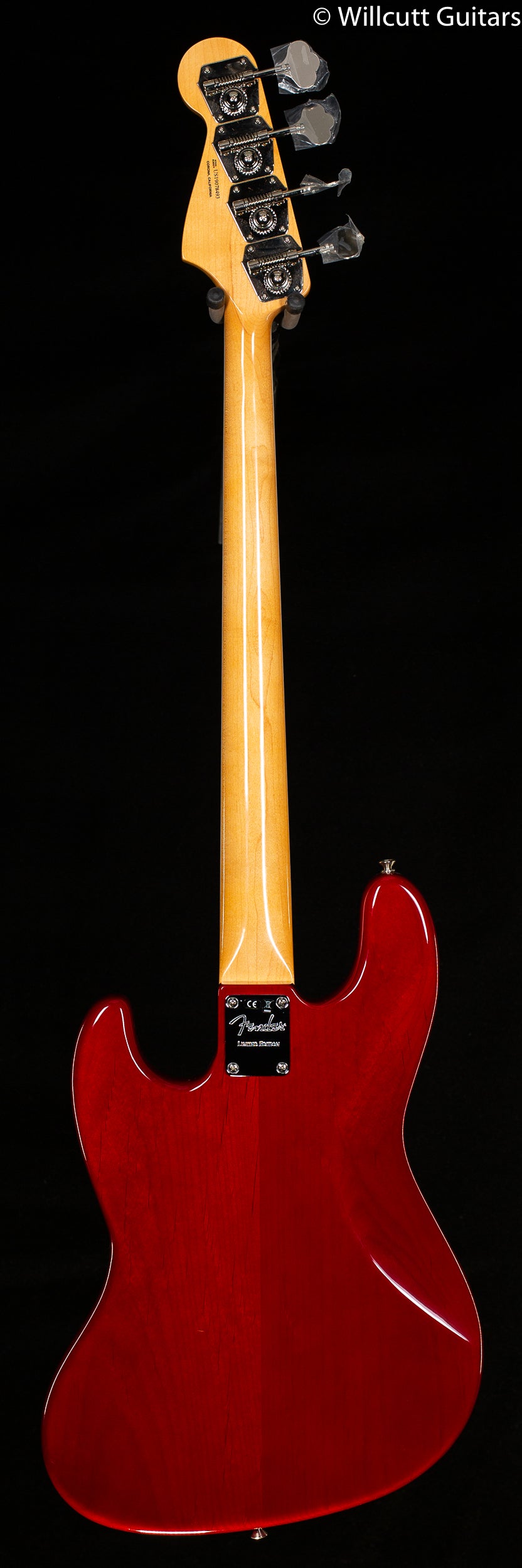 Fender Rarities Flame Ash Top Jazz Bass Plasma Red Burst Bass Guitar (493)