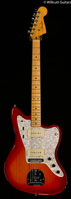 Fender American Ultra Jazzmaster Maple Fingerboard Plasma Red Burst DEMO