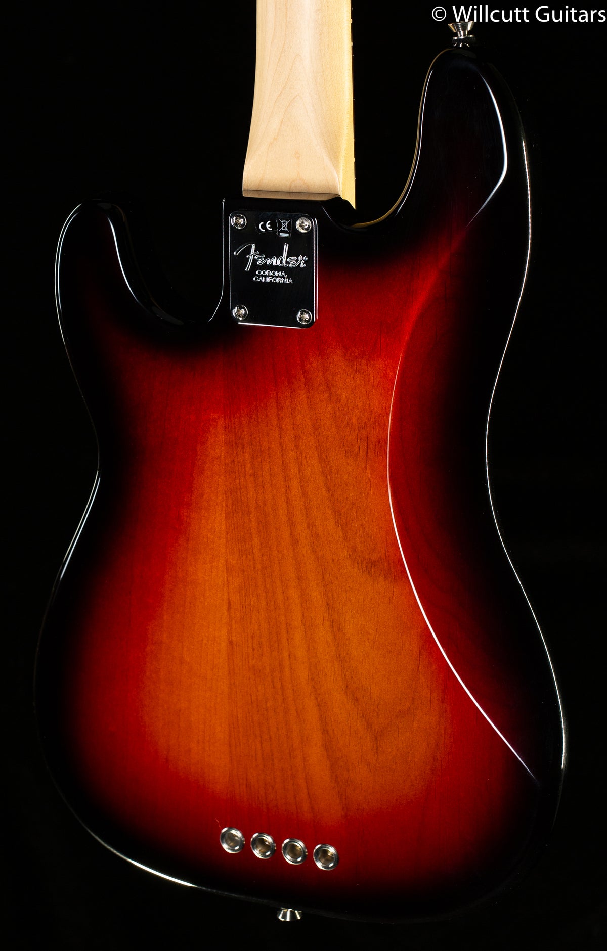 Fender American Professional Precision Bass 3-Tone Sunburst Rosewood Bass Guitar