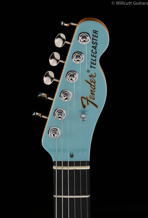 Fender FSR Two-Tone Tele Thinline Daphne Blue Ebony (163)