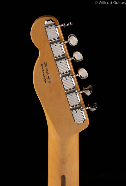 Fender FSR Two-Tone Tele Thinline Daphne Blue Ebony (163)