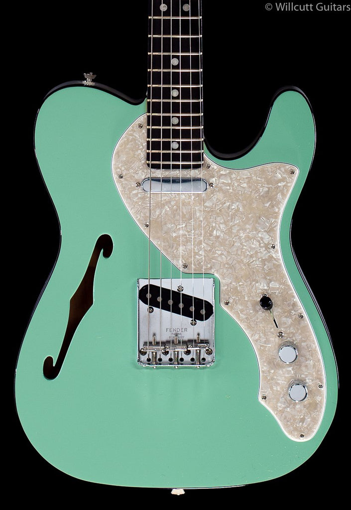 Fender FSR Two-Tone Telecaster Thinline Surf Green Ebony (198