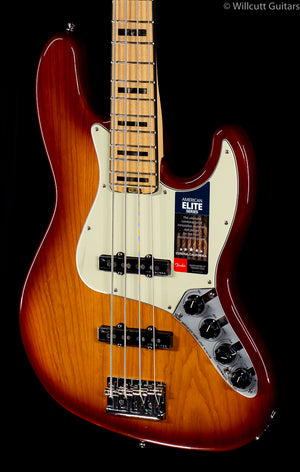 Fender American Elite Jazz Bass Tobacco Sunburst