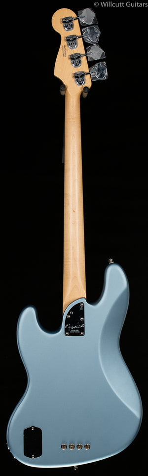 Fender American Elite Jazz Bass Satin Ice Blue Metallic Maple