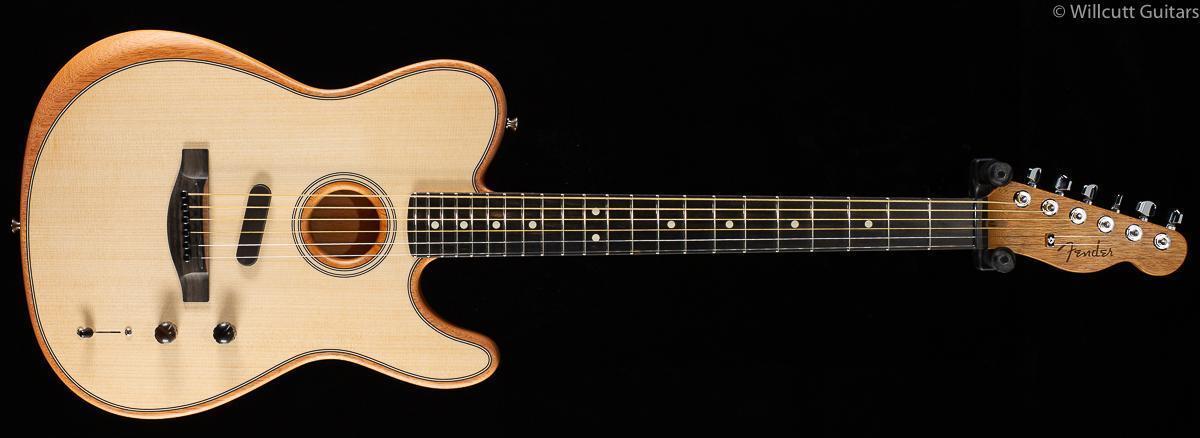 Fender American Acoustasonic Telecaster Natural - Willcutt Guitars