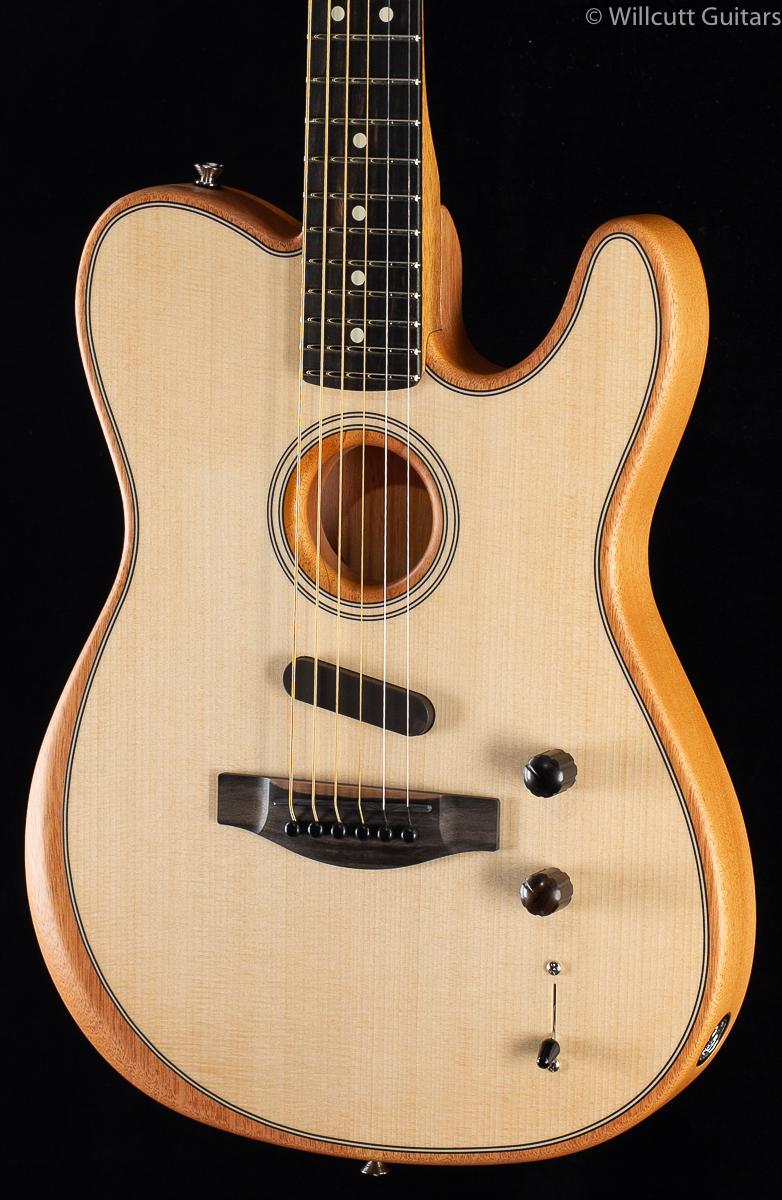 Fender American Acoustasonic Telecaster Natural - Willcutt Guitars