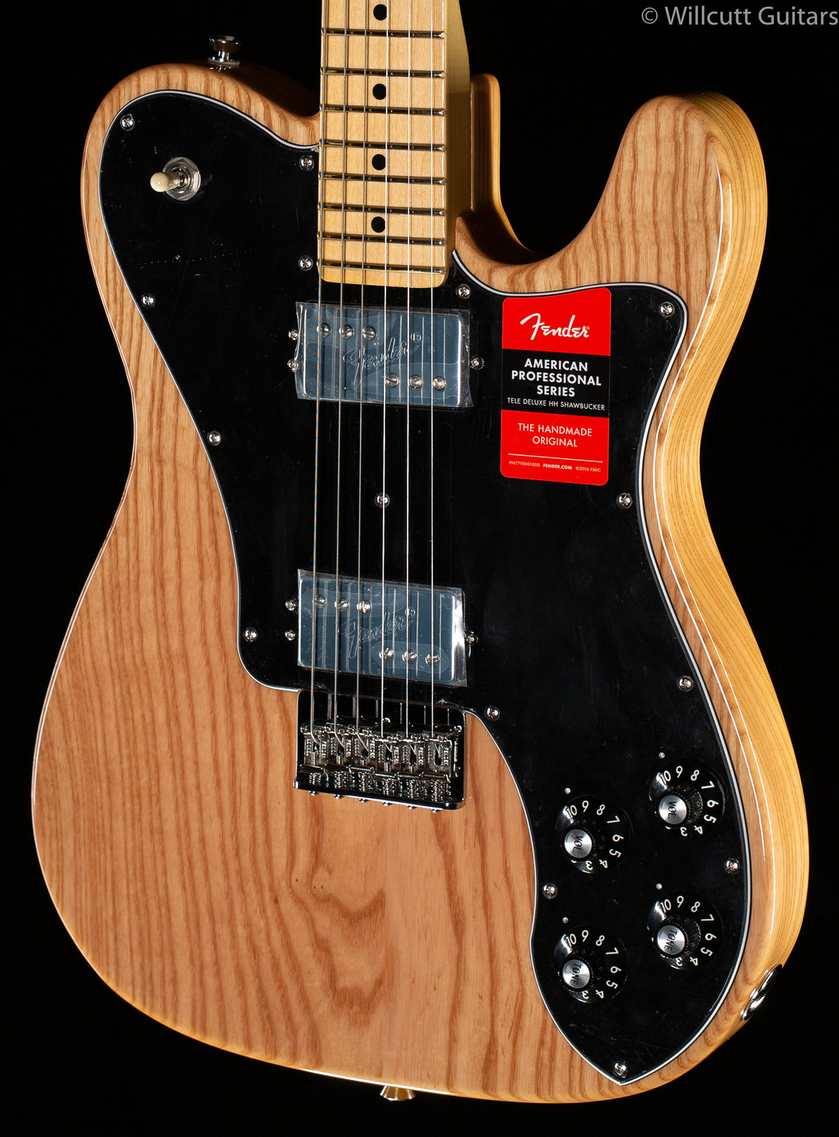 Fender American Professional Telecaster Deluxe ShawBucker Maple Fingerboard Natural Ash