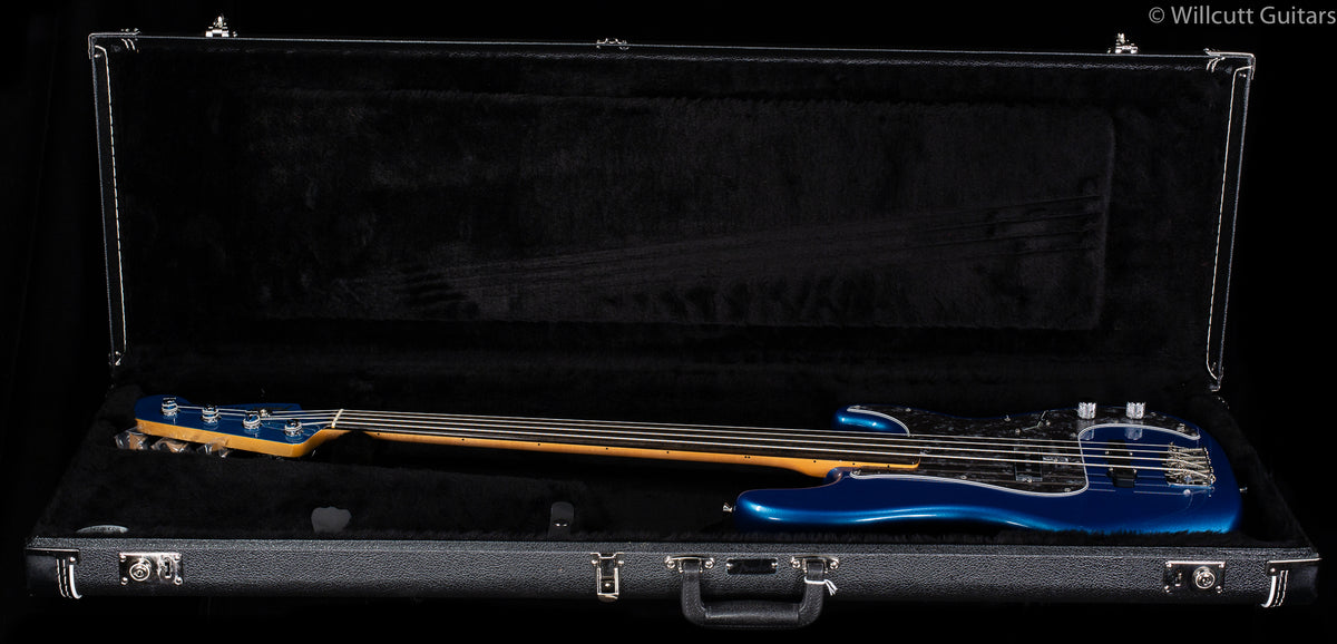 Fender Tony Franklin Fretless Precision Bass Lake Placid Blue Ebony Fingerboard