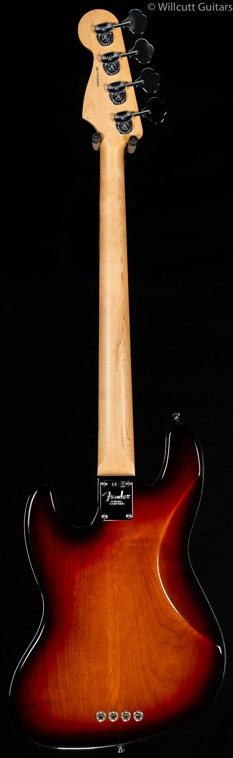 Fender American Professional Jazz Bass Fretless 3-Tone Sunburst Rosewood Bass Guitar (434)