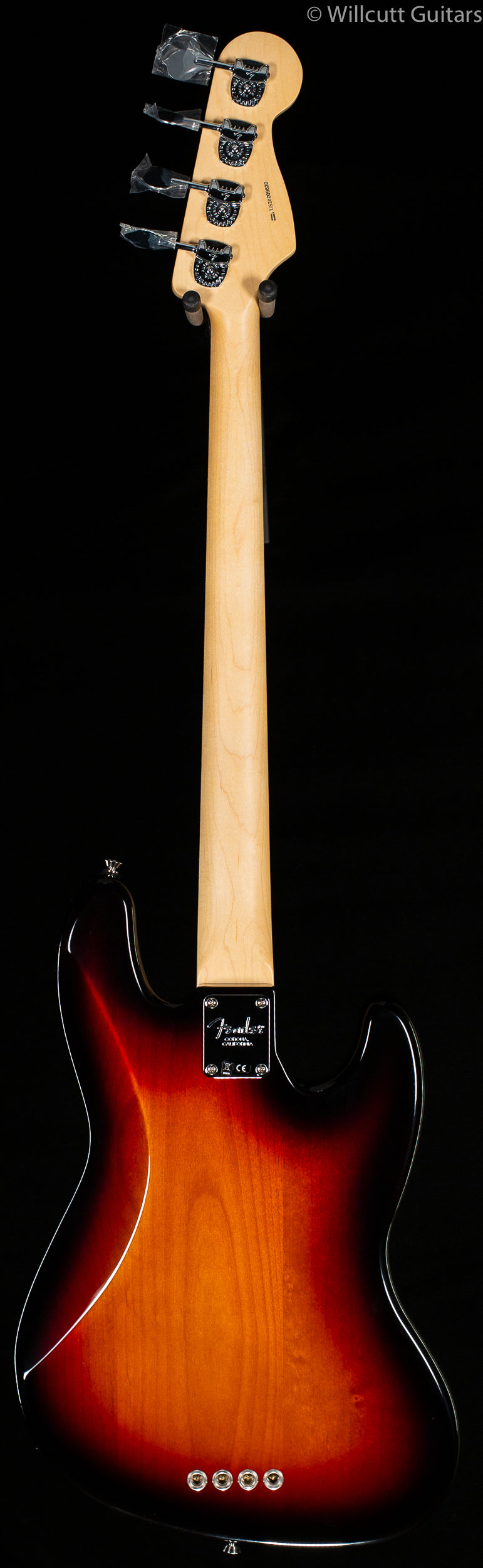 Fender American Professional Jazz Bass 3-Tone Sunburst Rosewood Lefty Bass Guitar (620)