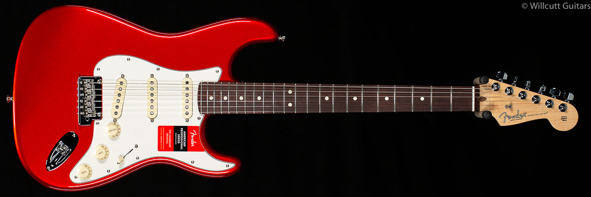 Professional Stratocaster Candy Apple Red Rosewood Fin -