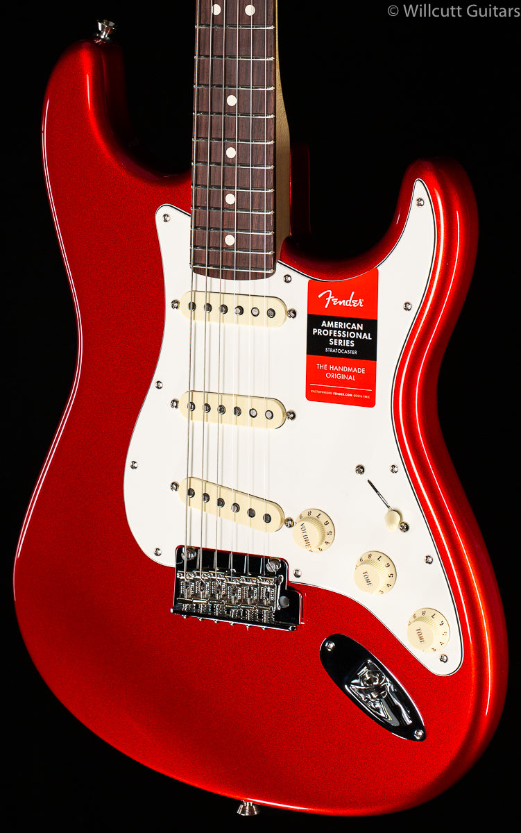 Professional Stratocaster Candy Apple Red Rosewood Fin -
