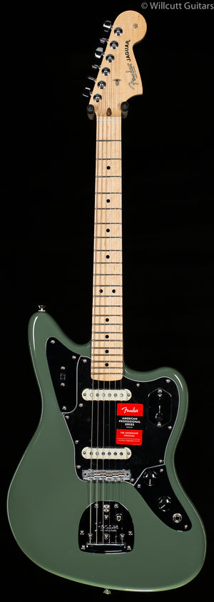 Fender american professional jaguar deals antique olive