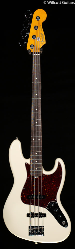 Fender American Professional II Jazz Bass Olympic White Rosewood Fingerboard DEMO