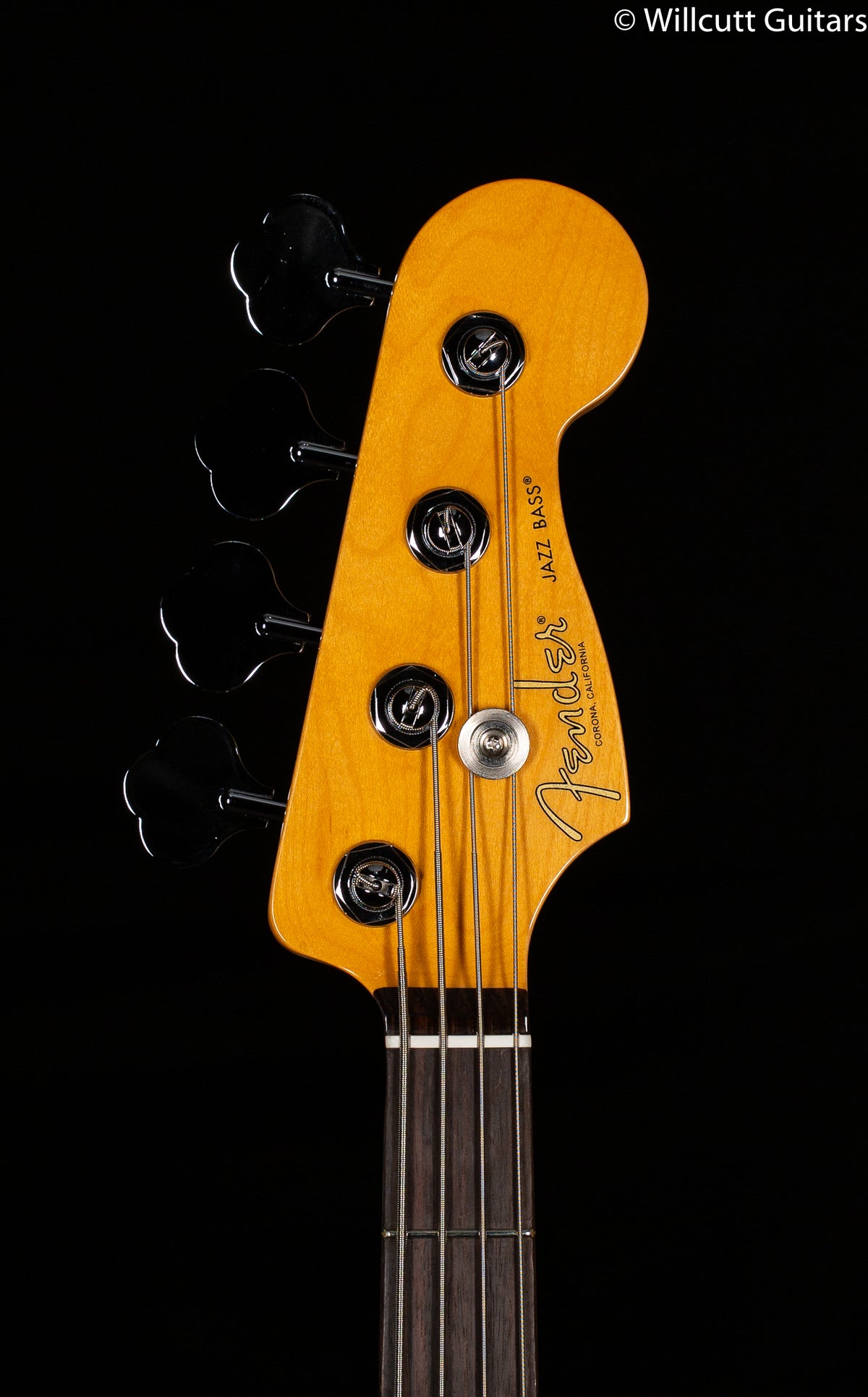 Fender American Professional II Jazz Bass Olympic White Rosewood Fingerboard DEMO