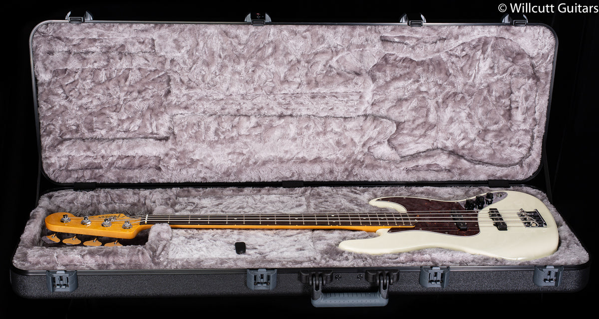 Fender American Professional II Jazz Bass Olympic White Rosewood Fingerboard DEMO