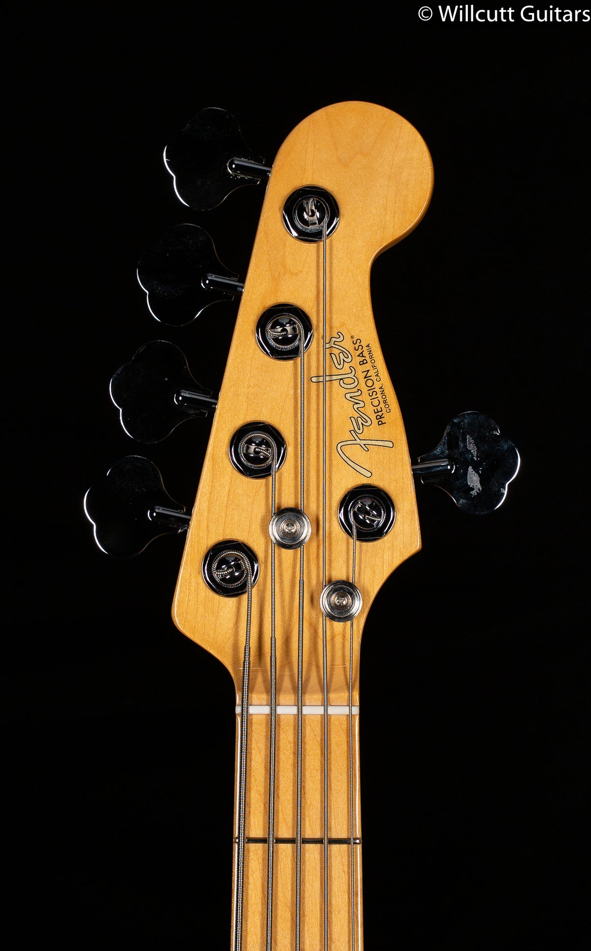 Fender American Professional II Precision Bass V Miami Blue Maple Fingerboard DEMO