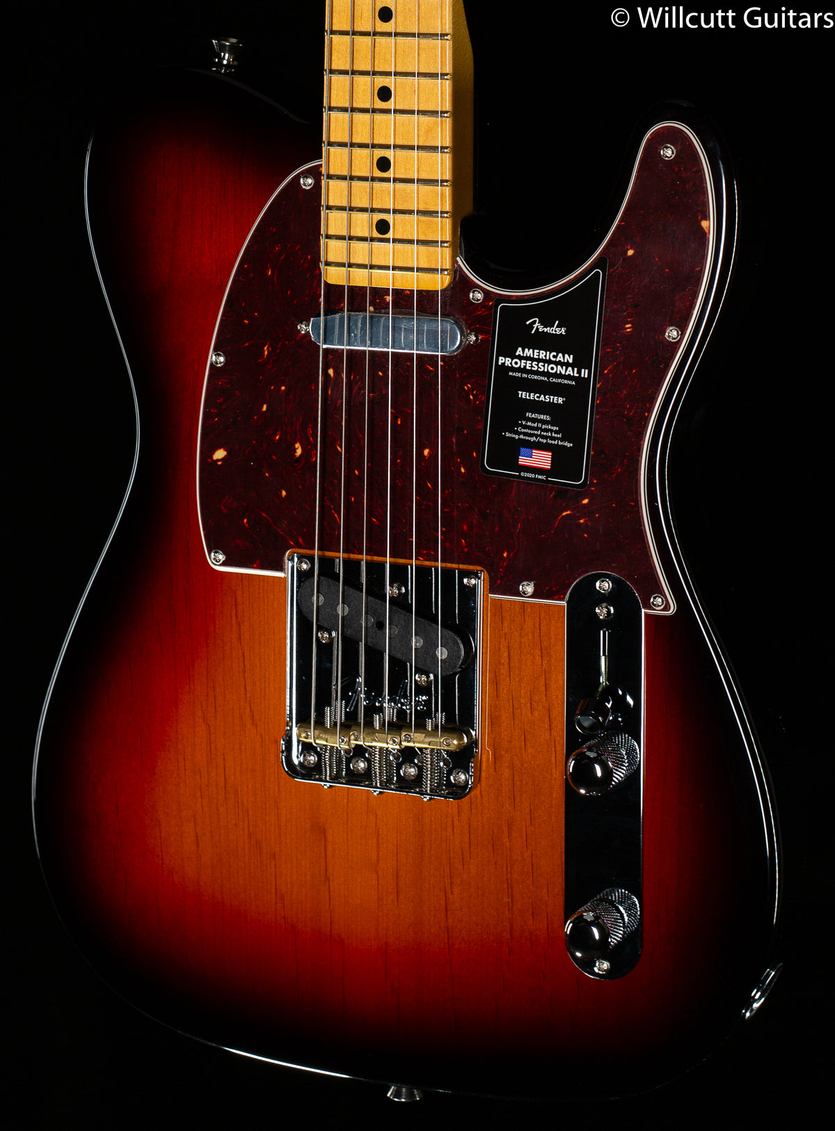 Fender American Professional II Telecaster 3-Color Sunburst DEMO