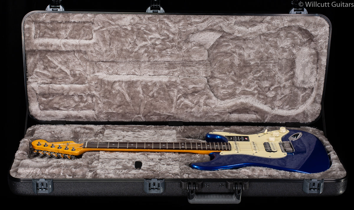 Fender American Ultra Stratocaster HSS Rosewood Cobra Blue