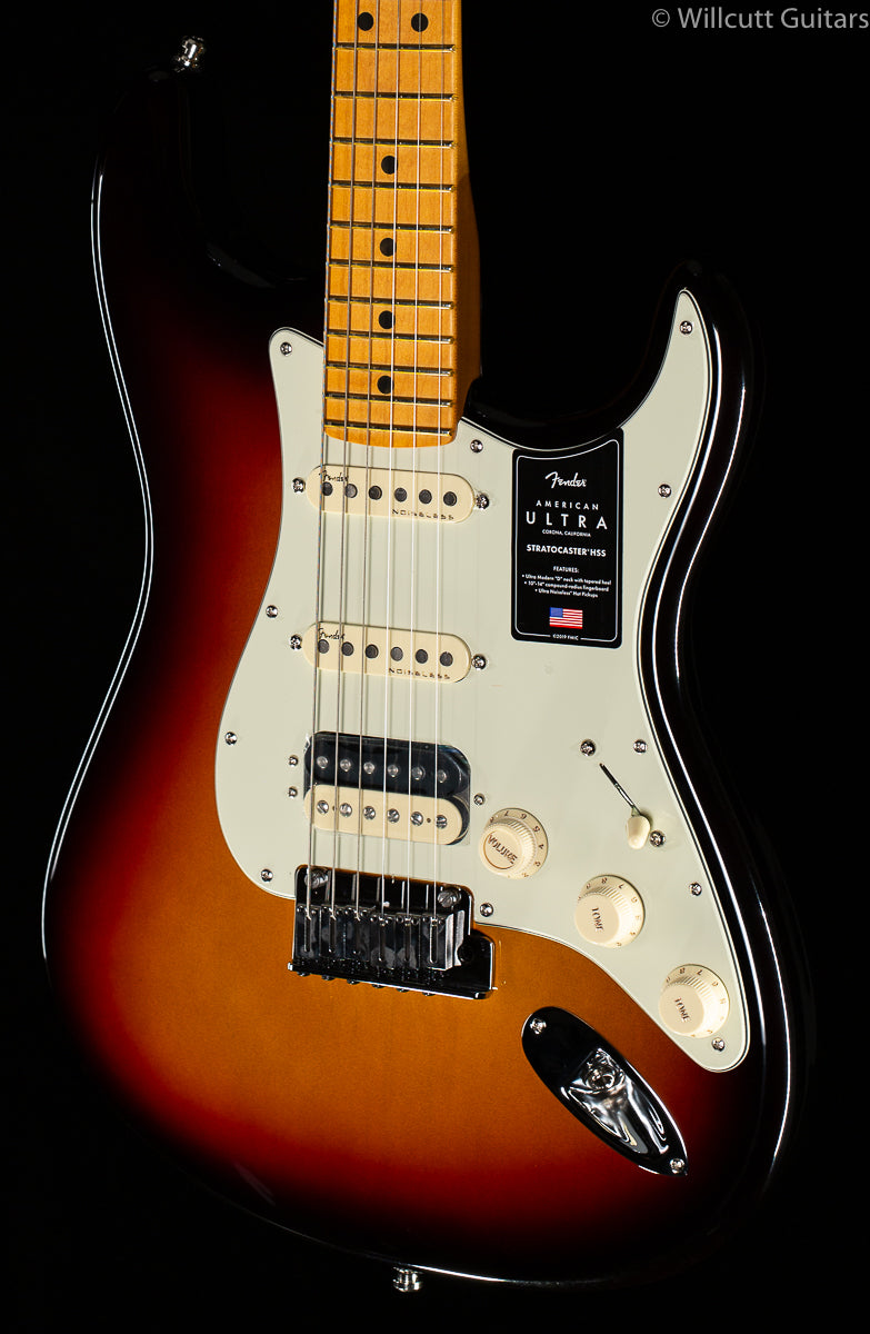 Fender American Ultra Stratocaster HSS Ultraburst Maple - Willcutt