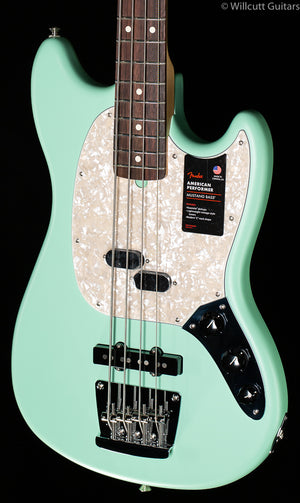 Fender American Performer Mustang Bass RW Satin Surf Green