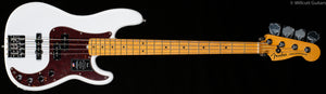 Fender American Ultra Precision Bass®, Maple Fingerboard, Arctic Pearl