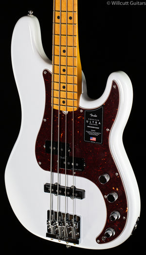 Fender American Ultra Precision Bass®, Maple Fingerboard, Arctic Pearl