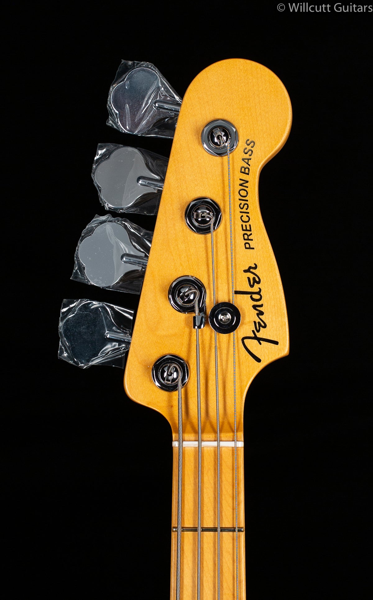 Fender American Ultra Precision Bass®, Maple Fingerboard, Arctic Pearl